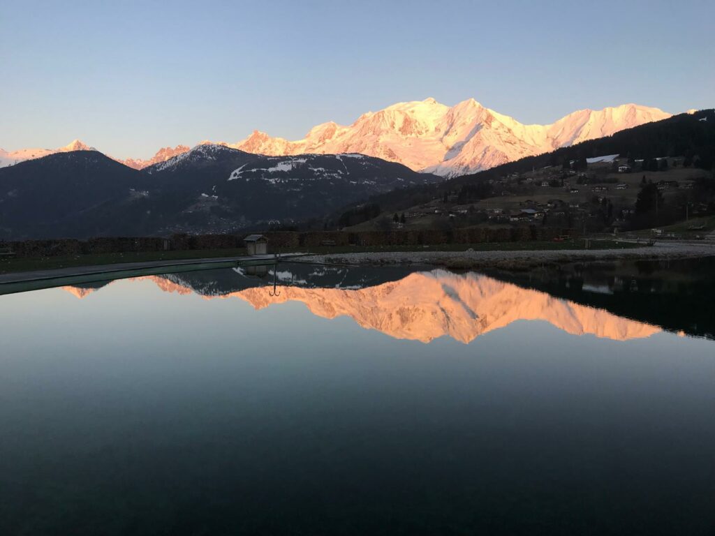Vue sur le Mont Blanc
